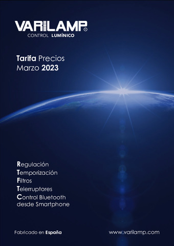 Tarifa Catálogo 2023