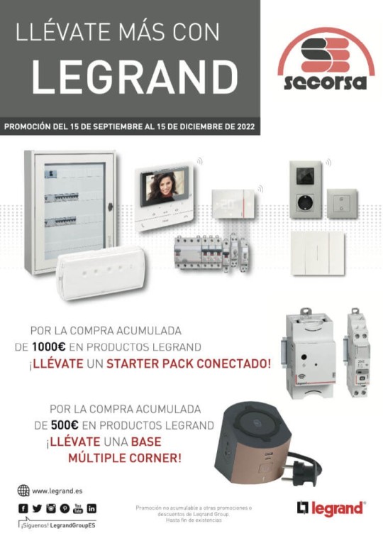 Llevate más con LEGRAND