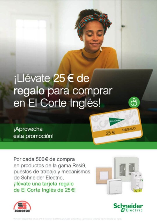 ¡Llévate 25 € de regalo para comprar en El Corte Inglés!